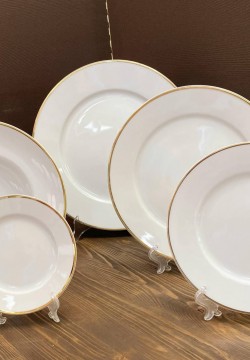 PIATTI piatti linea filo oro
