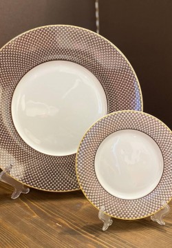 SET SOTTOPIATTO E PIATTINO PANE set Intreccio