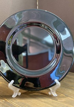 SOTTOPIATTI sottopiatto in vetro nero