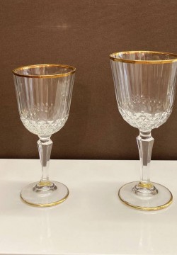 BICCHIERI bicchieri modello Diony filo oro