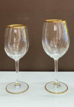BICCHIERI bicchieri modello stolze filo oro