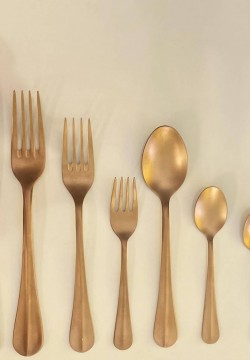 POSATE posate linea rame satinato