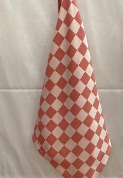 TOVAGLIATO tovagliato a scacchi bianco e rosso