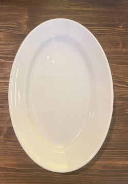 VASSOI SERVIZIO IN PORCELLANA risottiera liscia