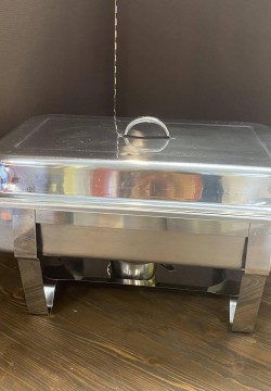 ATTREZZATURA PER BUFFET scaldavivande rettangolare
